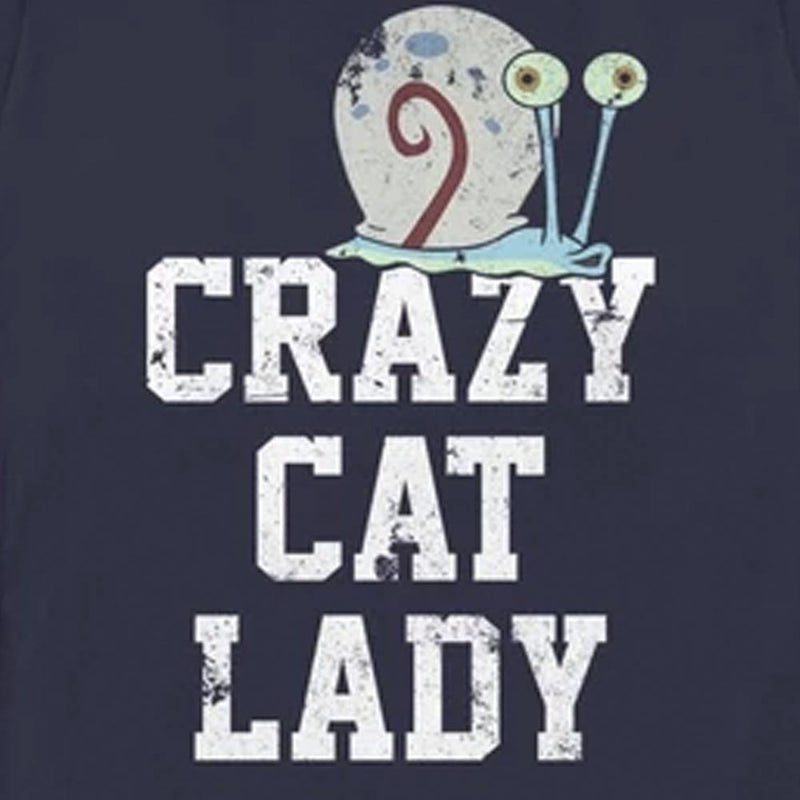 Gary Crazy Cat Lady Women's Short Sleeve T-Shirt - SpongeBob SquarePants Official Shop