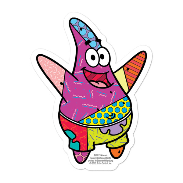 Patrick Britto Sticker - SpongeBob SquarePants Official Shop