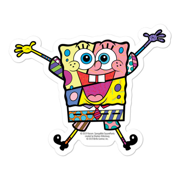 SpongeBob SquarePants Britto Sticker - SpongeBob SquarePants Official Shop