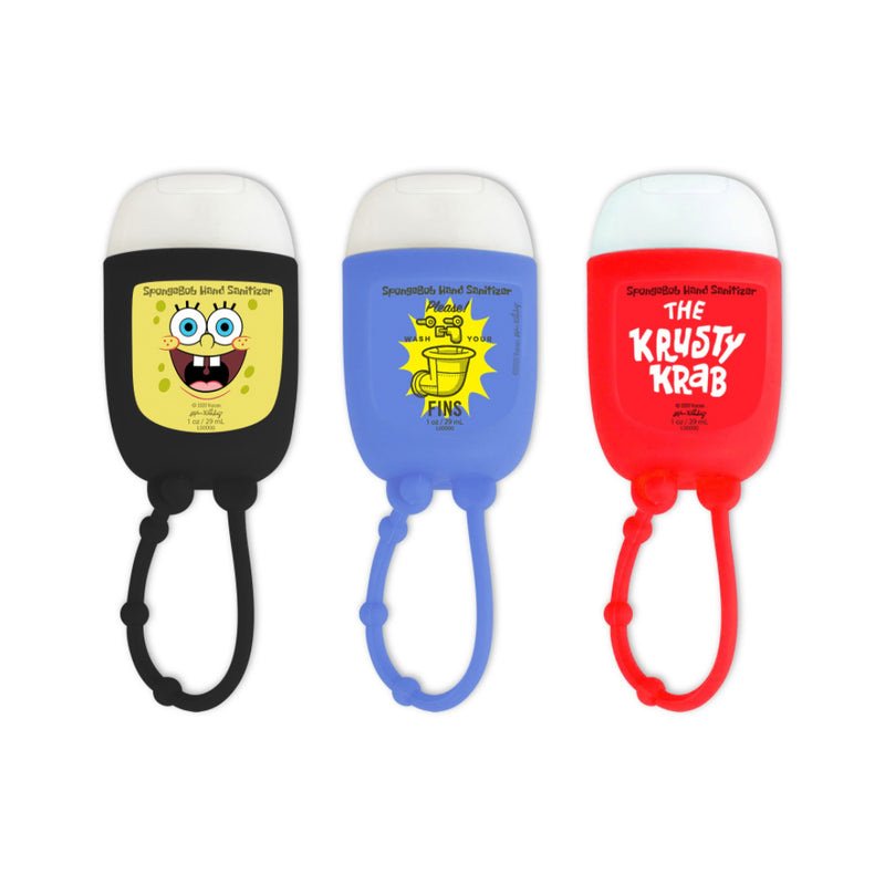 SpongeBob SquarePants Hand Sanitizer Bundle - Pack of 3 - SpongeBob SquarePants Official Shop