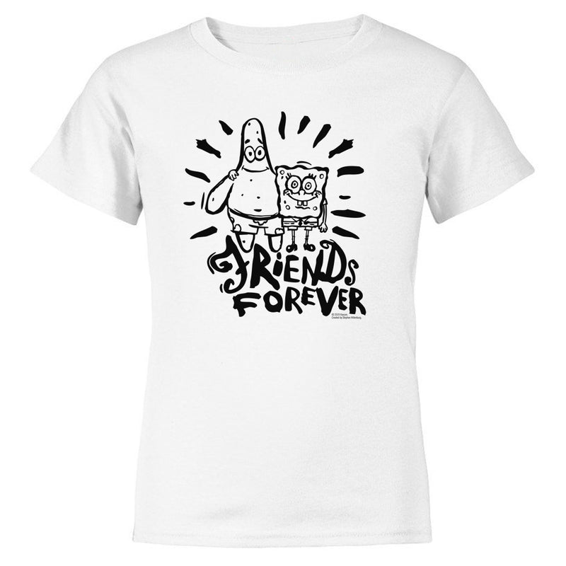 SpongeBob SquarePants Friends Forever Kids Short Sleeve T-Shirt