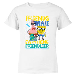 SpongeBob SquarePants Friendlier Kids Short Sleeve T-Shirt